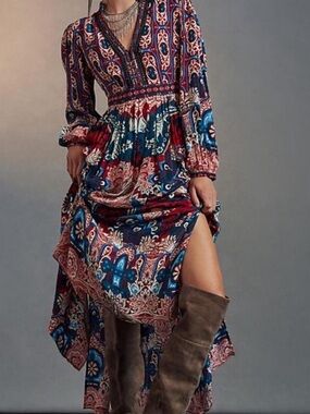 NWT - The Patterned Maxi Dress by bhanunibyjyoti